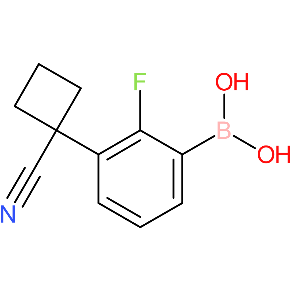 3-(1-cyanocyclobutyl)-2-fluorophenylboronic acid