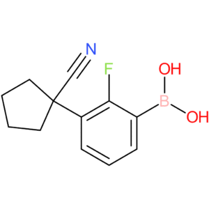 3-(1-cyanocyclopentyl)-2-fluorophenylboronic acid