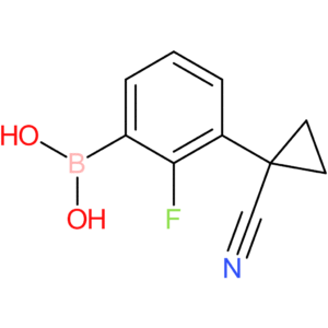 3-(1-cyanocyclopropyl)-2-fluorophenylboronic acid