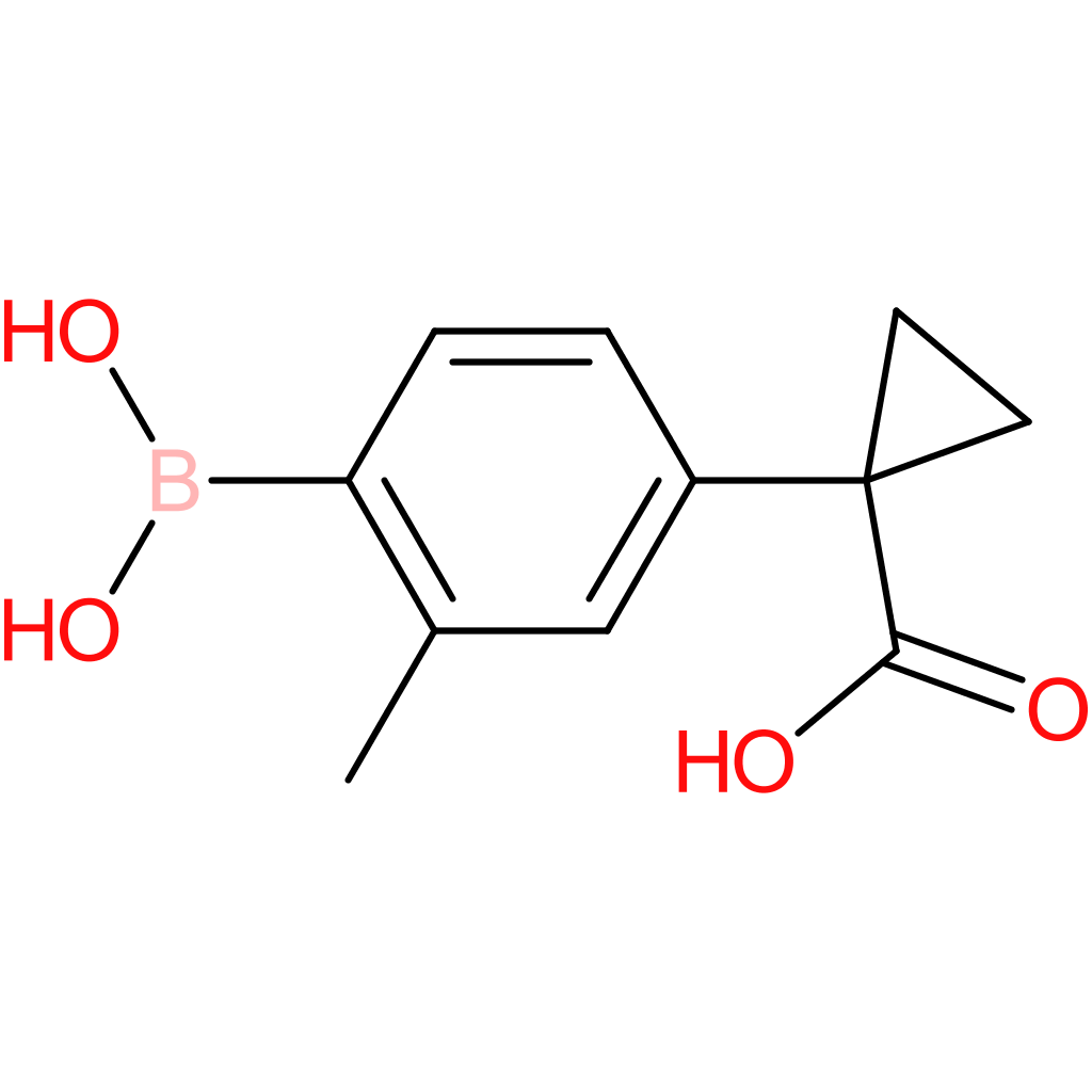 1-[4-(dihydroxyboranyl)-3-methylphenyl]cyclopropane-1-carboxylic acid