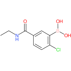 2-chloro-5-(ethylcarbamoyl)benzeneboronic acid
