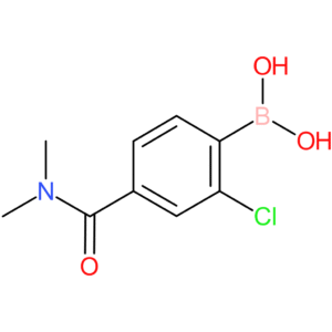 2-chloro-4-(dimethylcarbamoyl)benzeneboronic acid