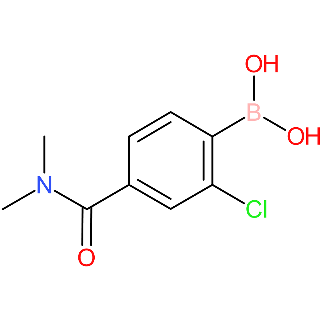 2-chloro-4-(dimethylcarbamoyl)benzeneboronic acid