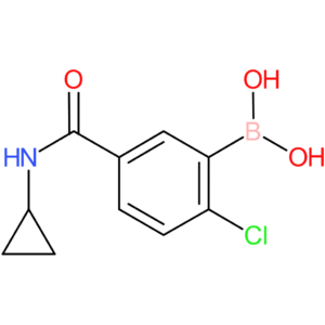 2-chloro-5-(cyclopropylcarbamoyl)benzeneboronic acid