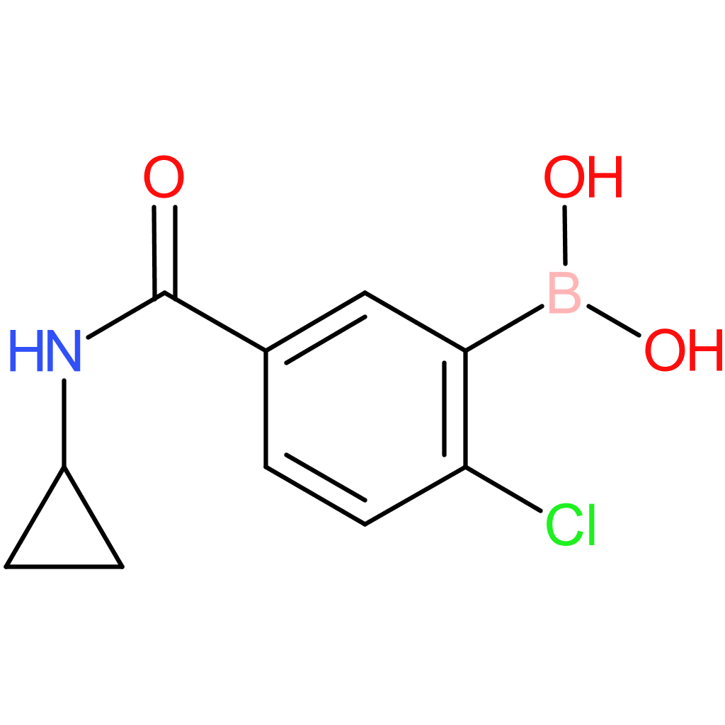 2-chloro-5-(cyclopropylcarbamoyl)benzeneboronic acid