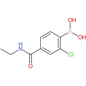 2-chloro-4-(ethylcarbamoyl)benzeneboronic acid