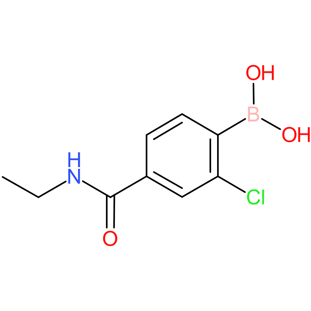 2-chloro-4-(ethylcarbamoyl)benzeneboronic acid