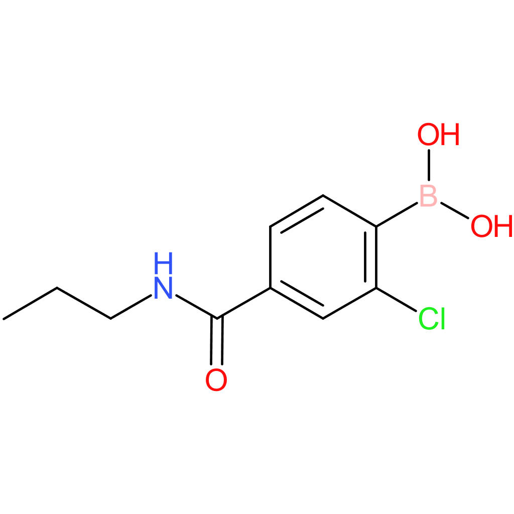 2-chloro-4-(n-propylcarbamoyl)benzeneboronic acid
