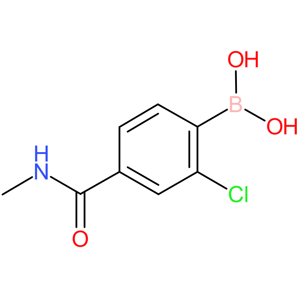 2-chloro-4-(methylcarbamoyl)phenylboronic acid