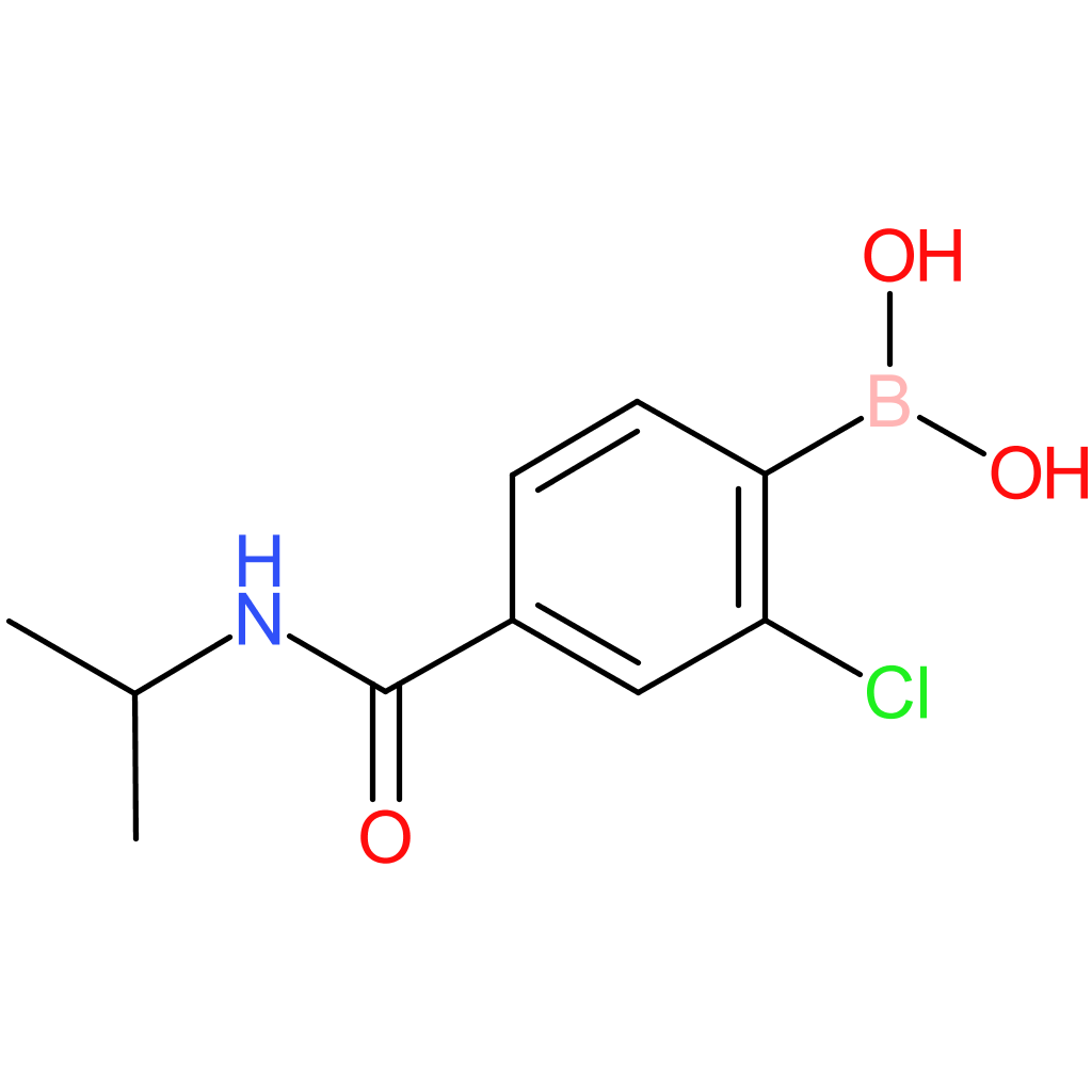 2-chloro-4-(isopropylcarbamoyl)benzeneboronic acid