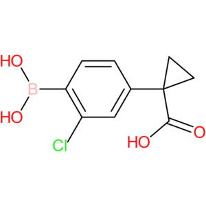 1-[3-chloro-4-(dihydroxyboranyl)phenyl]cyclopropane-1-carboxylic acid