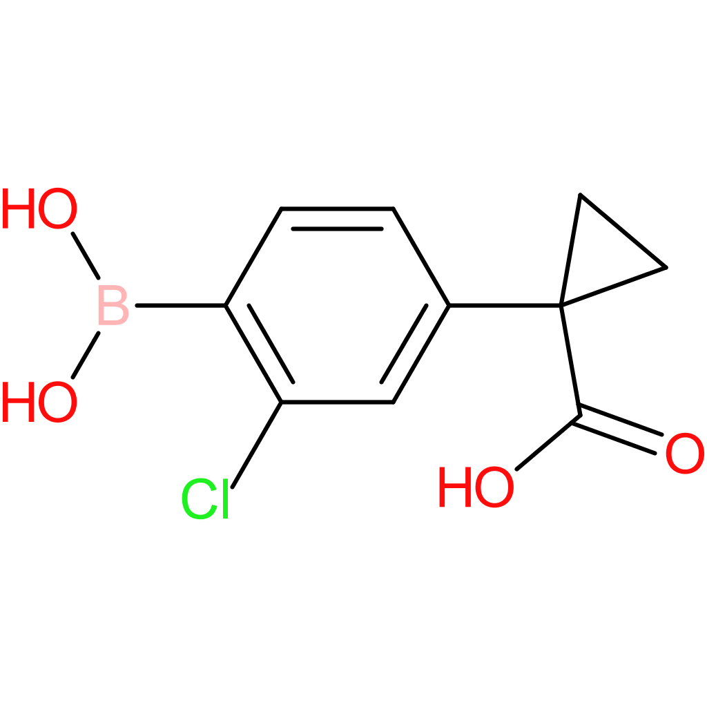 1-[3-chloro-4-(dihydroxyboranyl)phenyl]cyclopropane-1-carboxylic acid