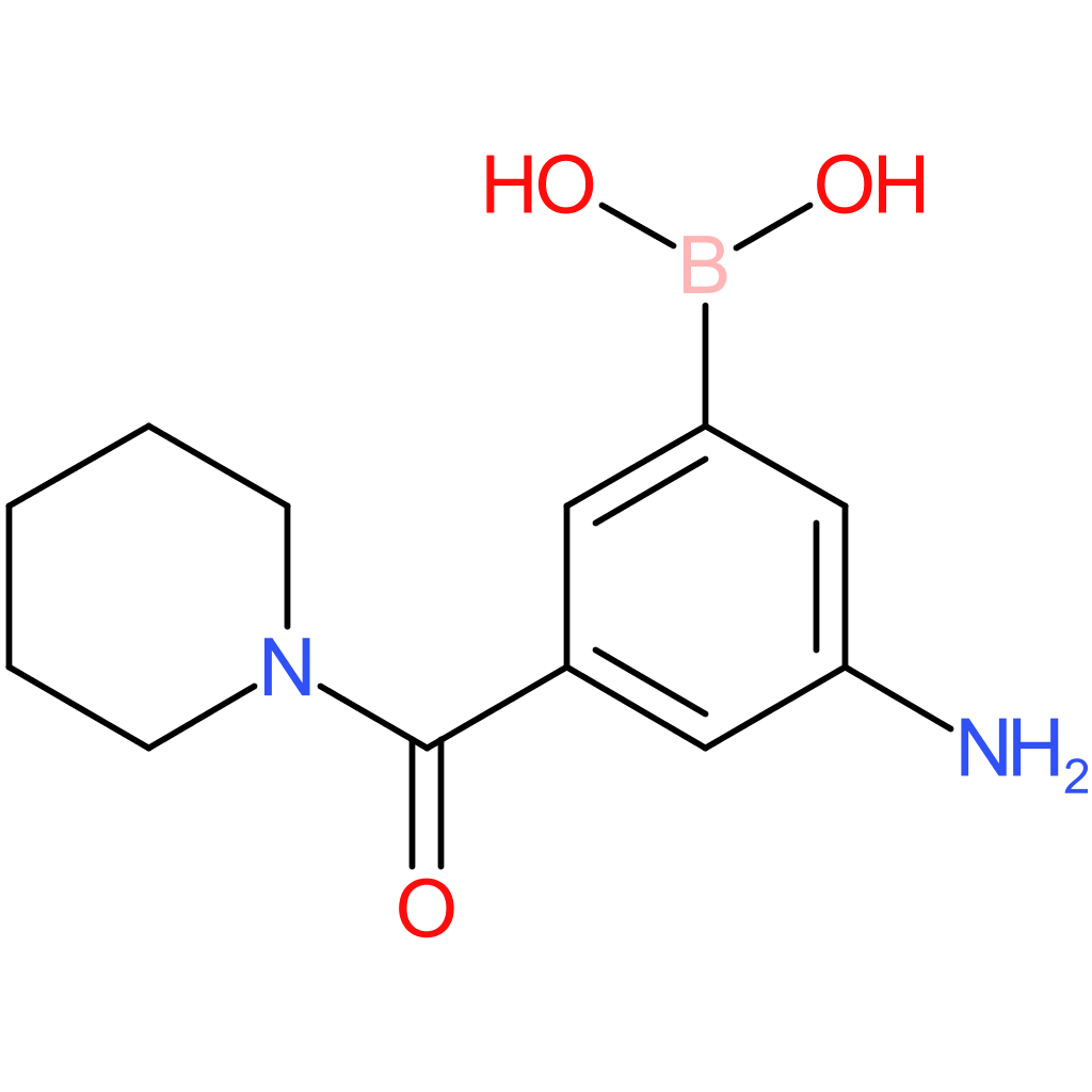 3-amino-5-(piperidinocarbonyl)phenylboronic acid