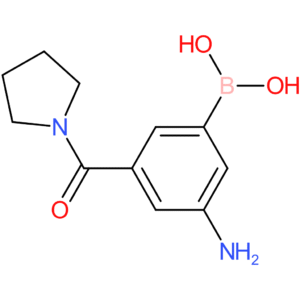 3-amino-5-(pyrrolidinocarbonyl)phenylboronic acid