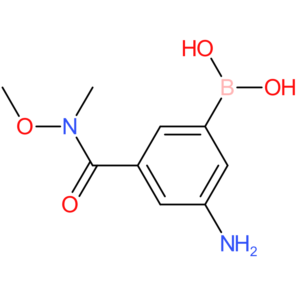 3-amino-5-[methoxy(methyl)carbamoyl]phenylboronic acid