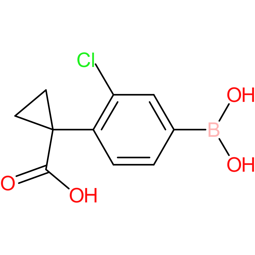 1-(4-borono-2-chlorophenyl)cyclopropanecarboxylic acid