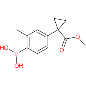 (4-(1-(methoxycarbonyl)cyclopropyl)-2-methylphenyl)boronic acid