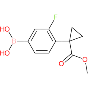 3-fluoro-4-(1-(methoxycarbonyl)cyclopropyl)phenylboronic acid
