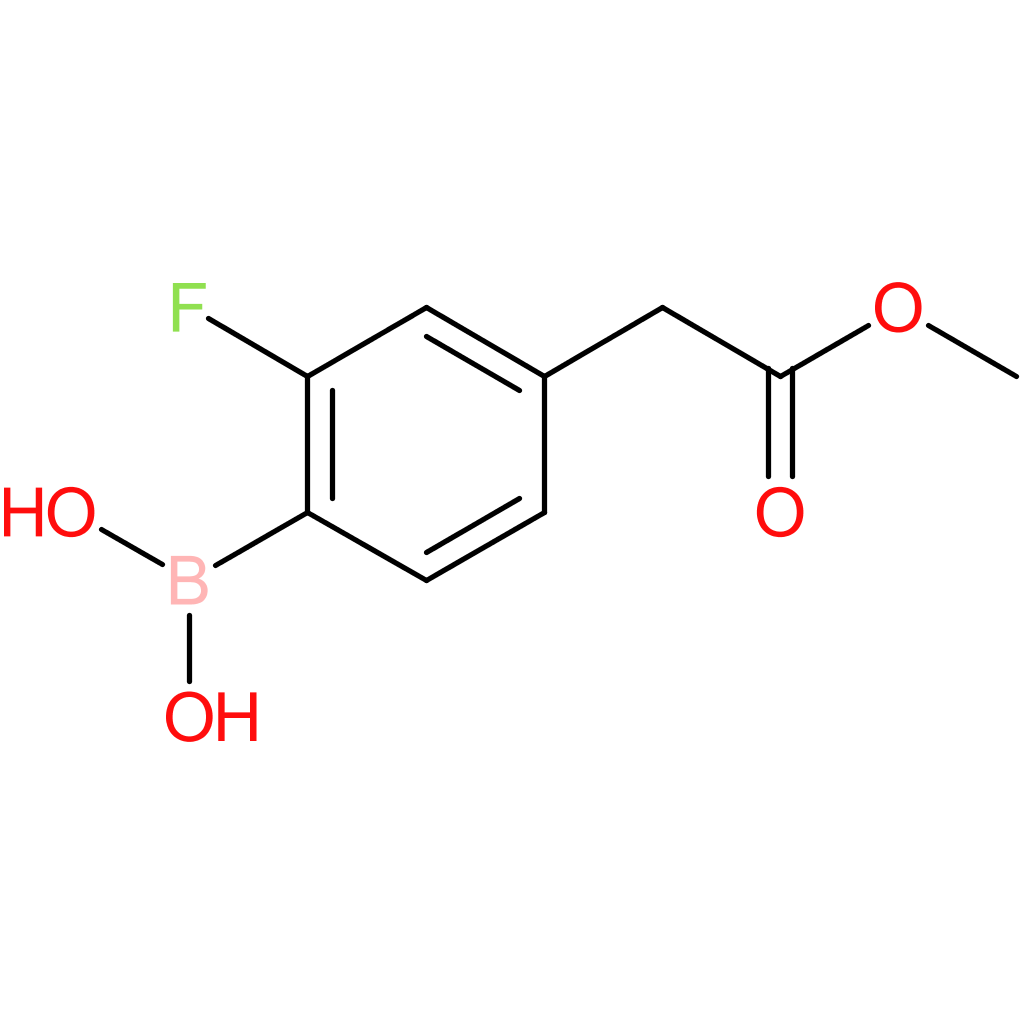 (2-fluoro-4-(2-methoxy-2-oxoethyl)phenyl)boronic acid
