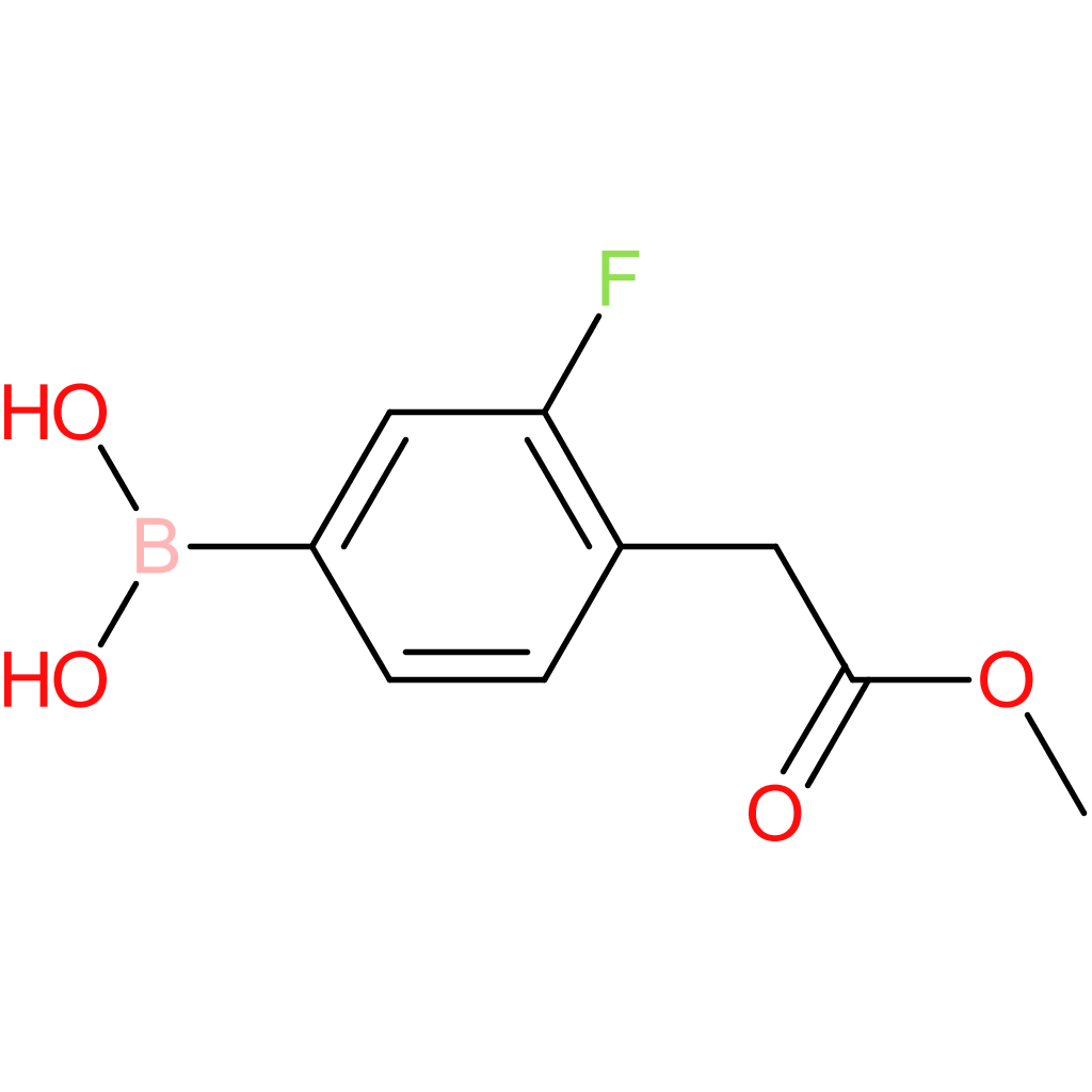 (3-fluoro-4-(2-methoxy-2-oxoethyl)phenyl)boronic acid