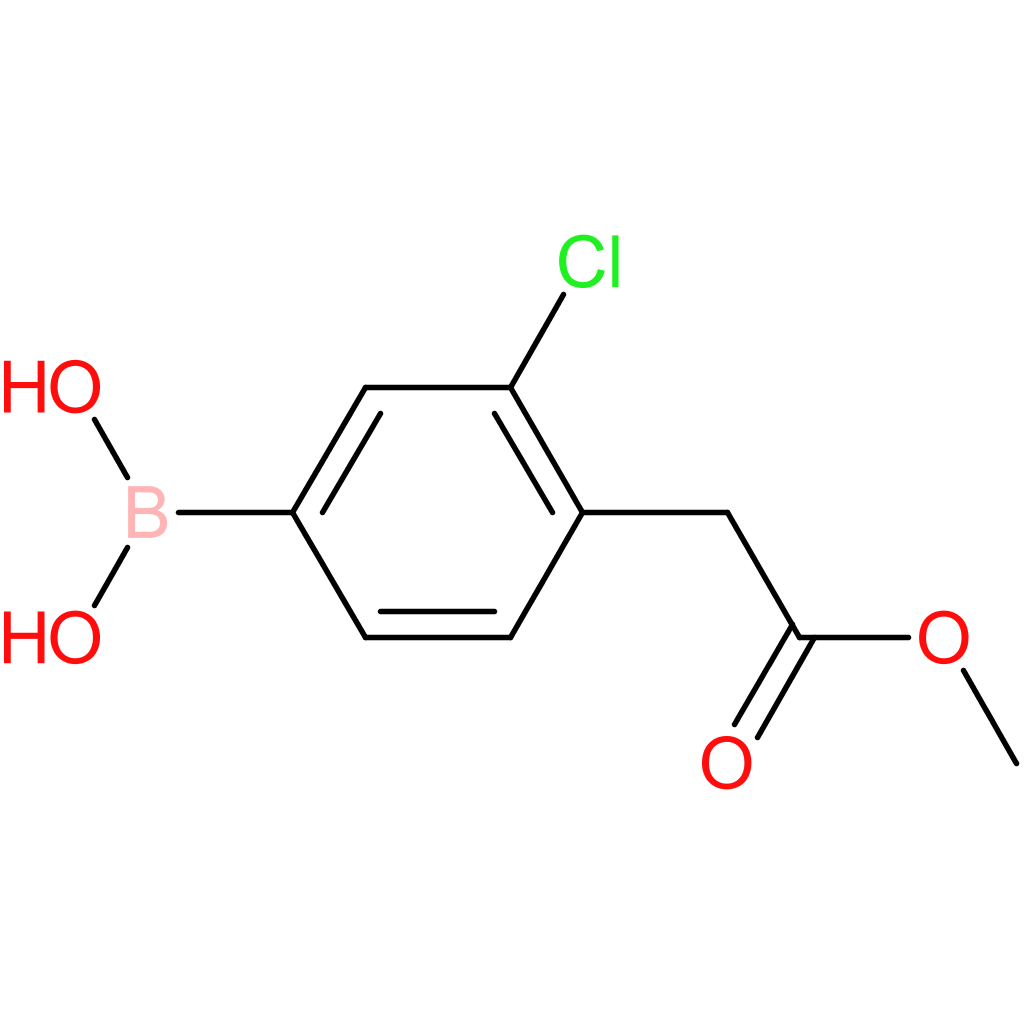 (3-chloro-4-(2-methoxy-2-oxoethyl)phenyl)boronic acid