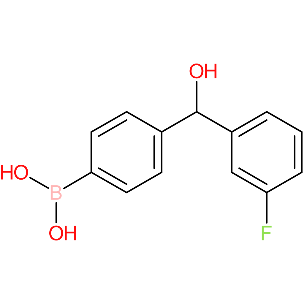 4-[(3-fluorophenyl)(hydroxy)methyl]phenylboronic acid
