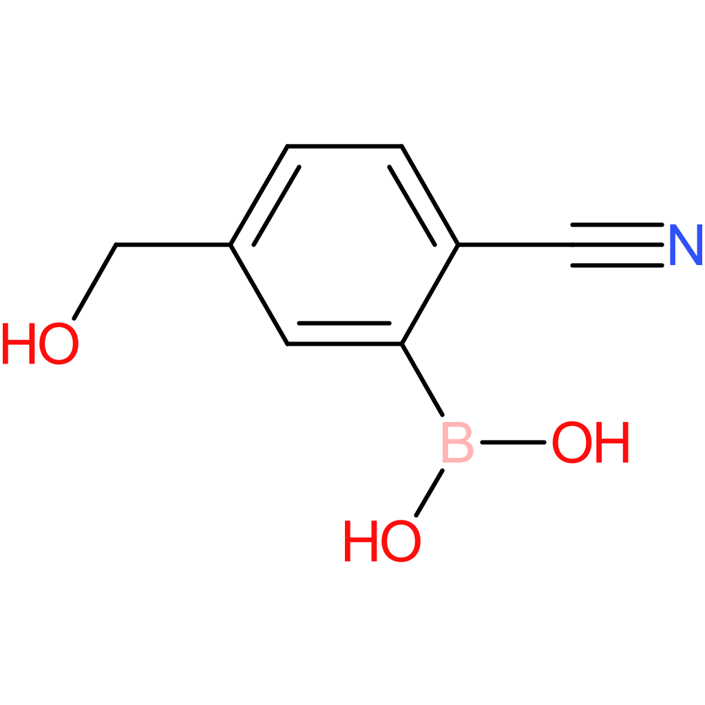 (2-cyano-5-(hydroxymethyl)phenyl)boronic acid