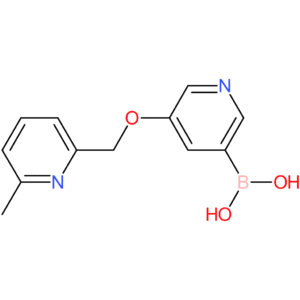 (5-[(6-methylpyridin-2-yl)methoxy]pyridin-3-yl)boronic acid