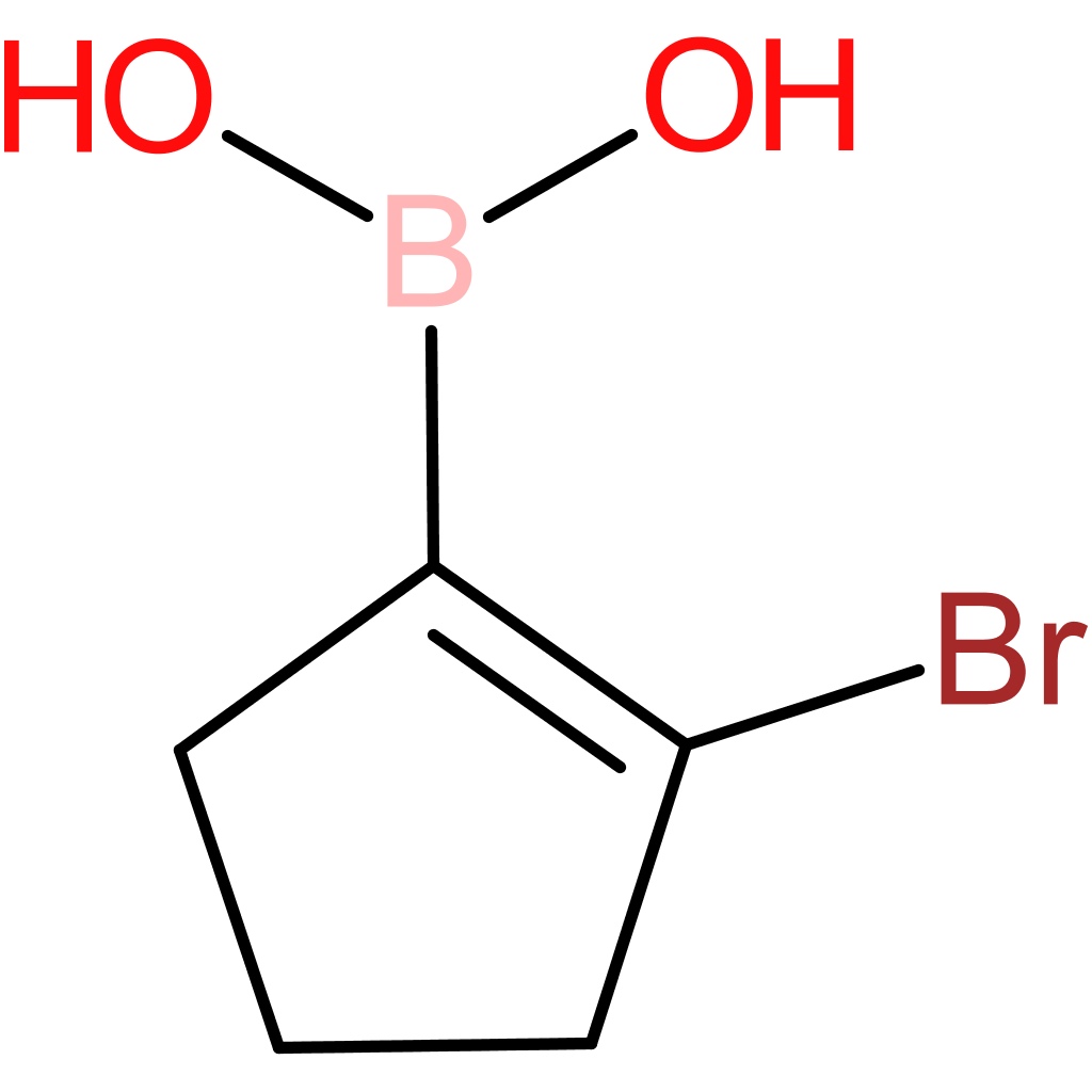 (2-bromocyclopent-1-en-1-yl)boronic acid