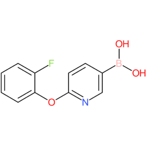 (6-(2-fluorophenoxy)pyridin-3-yl)boronic acid