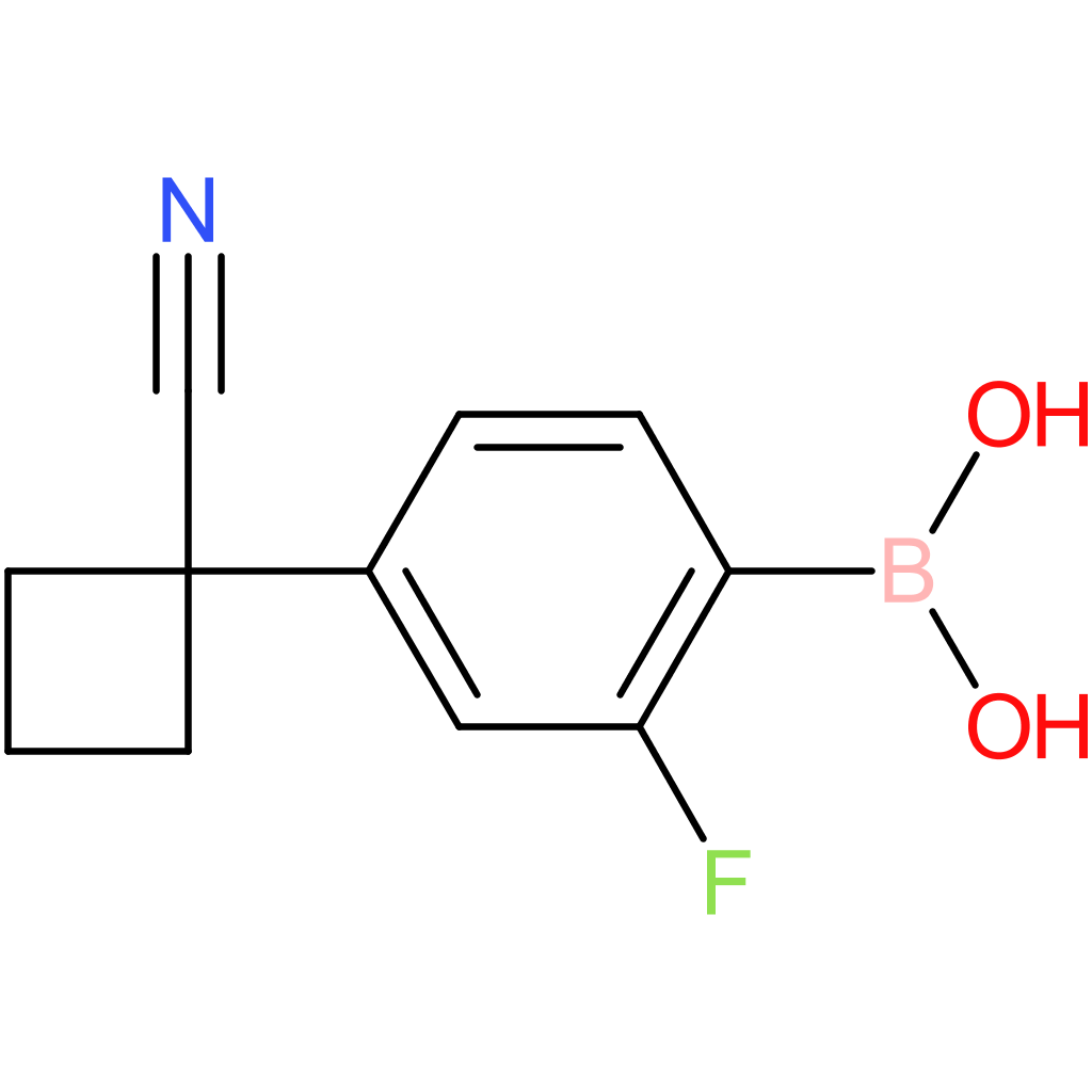 4-(1-cyanocyclobutyl)-2-fluorophenylboronic acid