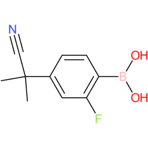 4-(1-cyano-1-methylethyl)-2-fluorophenylboronic acid