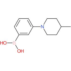 3-(4-methylpiperidino)phenylboronic acid