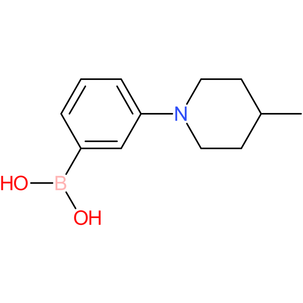 3-(4-methylpiperidino)phenylboronic acid