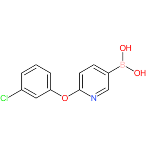 2-(3-chlorophenoxy)pyridine-5-boronic acid
