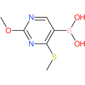 2-methoxy-4-(methylthio)pyrimidin-5-ylboronic acid