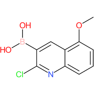 (2-chloro-5-methoxy-3-quinolinyl)boronic acid