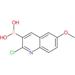 (2-chloro-6-methoxy-3-quinolinyl)boronic acid