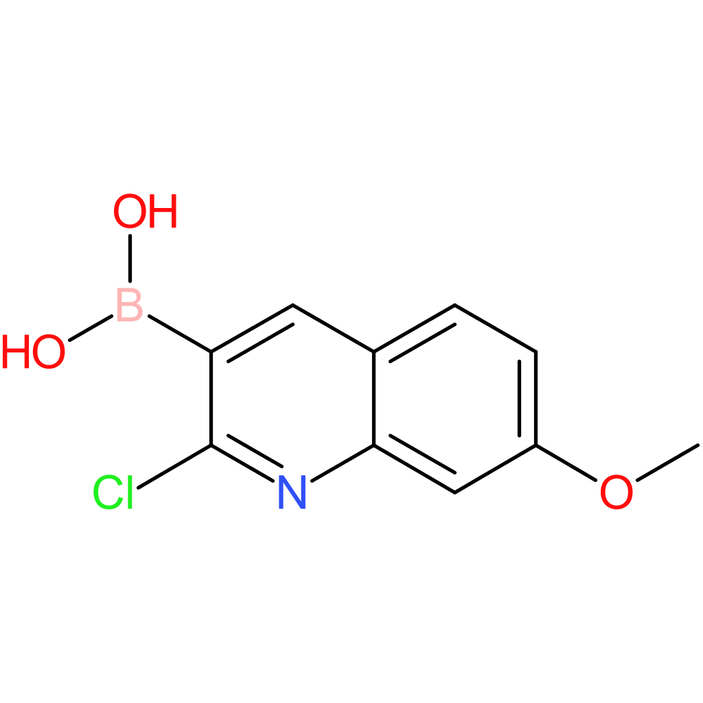 (2-chloro-7-methoxy-3-quinolinyl)boronic acid