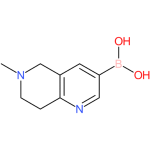 (6-methyl-5,6,7,8-tetrahydro-1,6-naphthyridin-3-yl)boronic acid