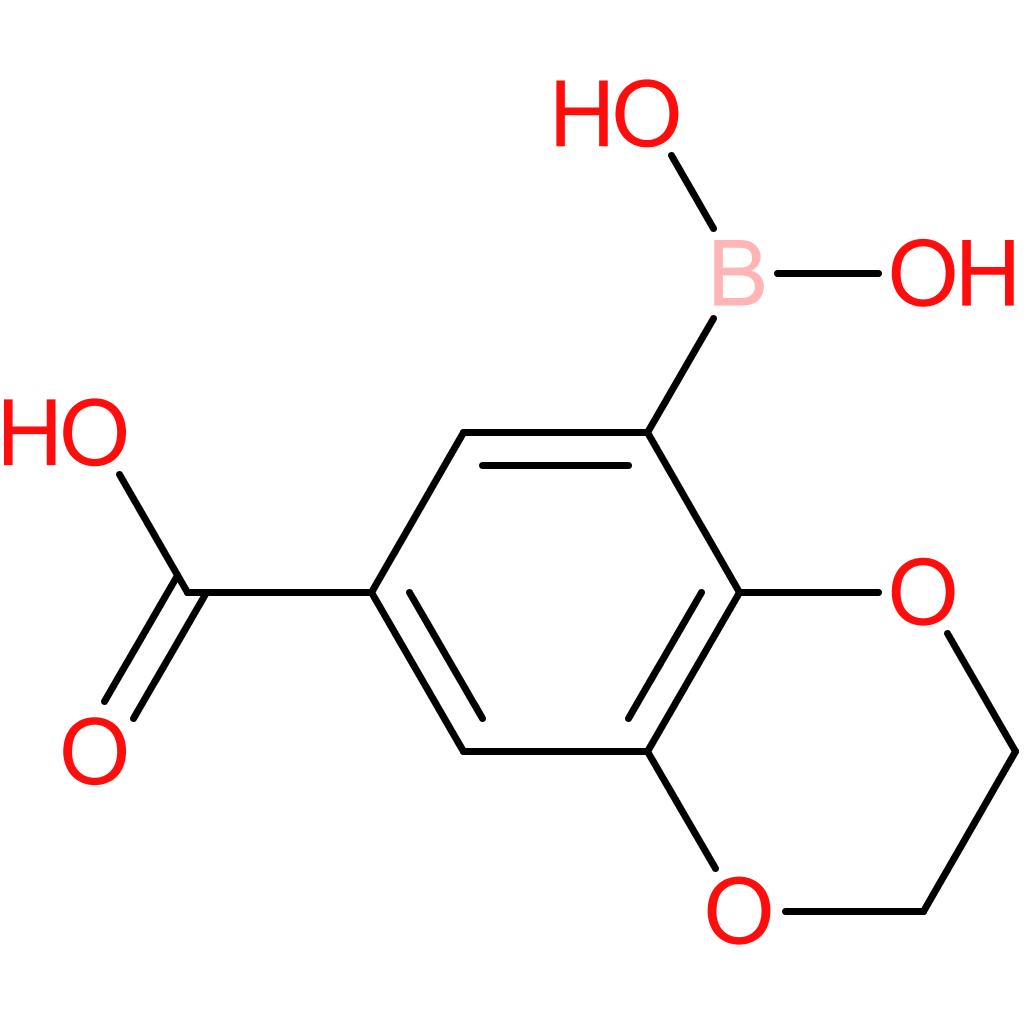 8-(dihydroxyboryl)-2,3-dihydro-1,4-benzodioxine-6-carboxylic acid