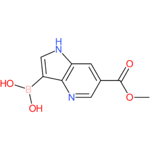 [6-(methoxycarbonyl)-1h-pyrrolo[3,2-b]pyridin-3-yl]boronic acid