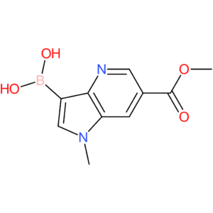 [6-(methoxycarbonyl)-1-methyl-1h-pyrrolo[3,2-b]pyridin-3-yl]boronic acid