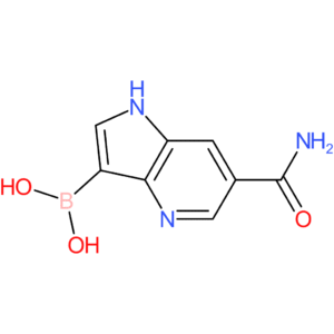 [6-(aminocarbonyl)-1h-pyrrolo[3,2-b]pyridin-3-yl]boronic acid