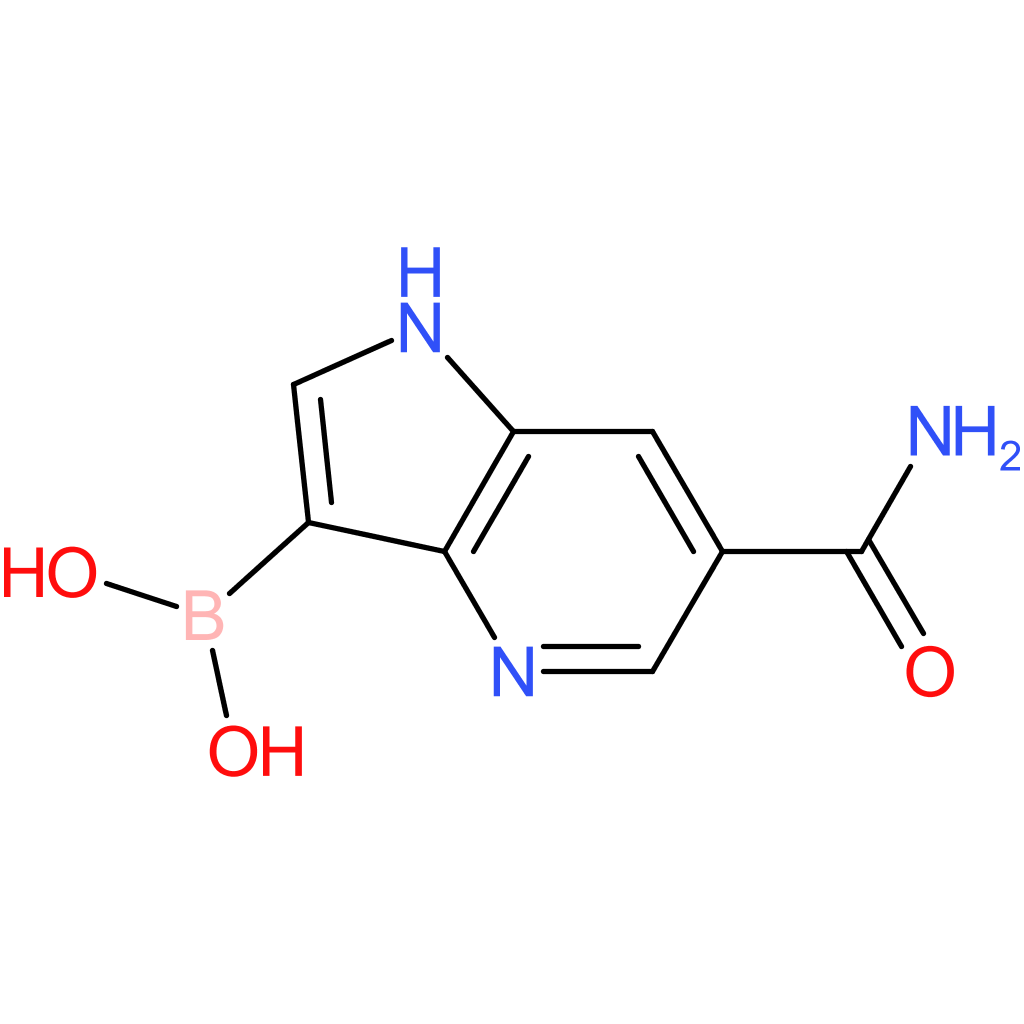 [6-(aminocarbonyl)-1h-pyrrolo[3,2-b]pyridin-3-yl]boronic acid