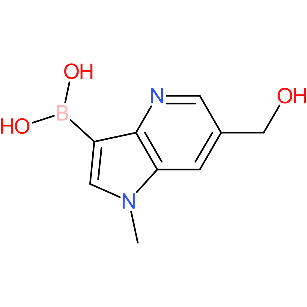 [6-(hydroxymethyl)-1-methyl-1h-pyrrolo[3,2-b]pyridin-3-yl]boronic acid