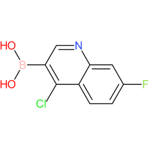 (4-chloro-7-fluoro-3-quinolinyl)boronic acid