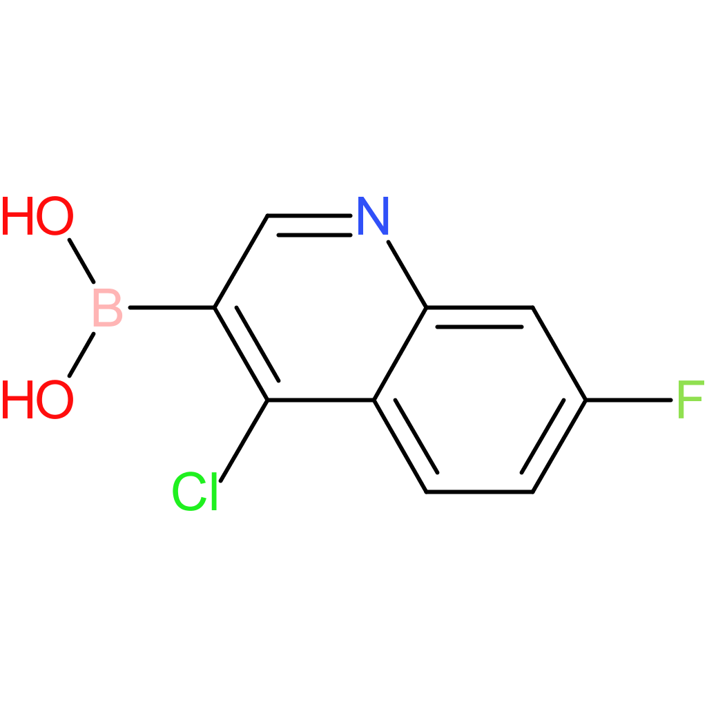 (4-chloro-7-fluoro-3-quinolinyl)boronic acid