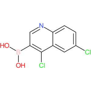 (4,6-dichloro-3-quinolinyl)boronic acid