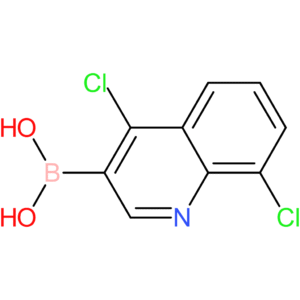 (4,8-dichloro-3-quinolinyl)boronic acid